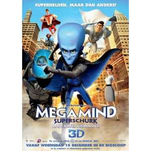 Megamind Poster Movie Dutch 11 x 17 Inches   28cm x 44cm Brad Pitt 