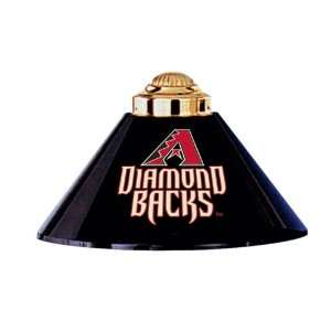   Diamondbacks Billiard Lamp   Three Shade Metal Swags