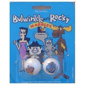  Bullwinkle & Rocky Set Of (2) Marbles: Everything Else