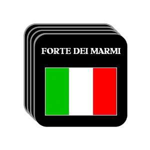  Italy   FORTE DEI MARMI Set of 4 Mini Mousepad Coasters 