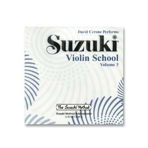  Suzuki Violin School CD, Vol. 3   Cerone Musical 