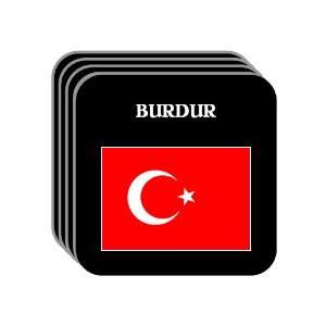  Turkey   BURDUR Set of 4 Mini Mousepad Coasters 