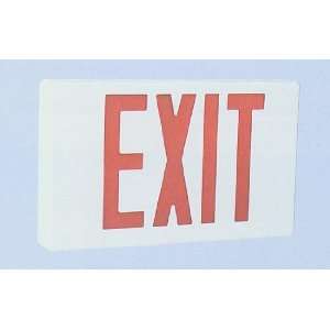  Red and White LED Exit Sign: Home Improvement