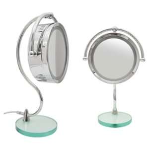   : Revlon RV982 Perfect Touch Lighted Suspended Mirror, Chrome: Beauty