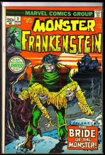FRANKENSTEIN #2 Marvel Comic Book   VF  