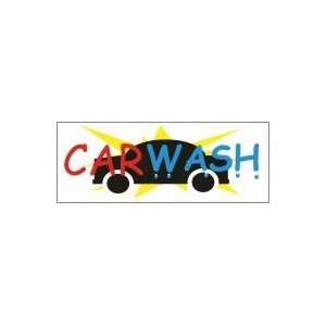   Theme Business Advertising Banner   Car Wash Red/Blue: Office Products