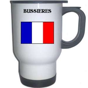  France   BUSSIERES White Stainless Steel Mug Everything 