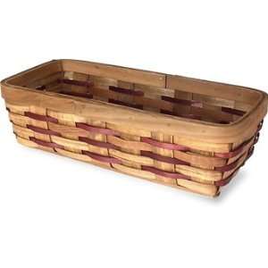 West River Baskets Butternut Long Loaf Bread Basket 