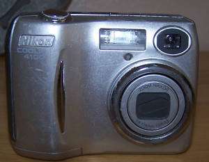 Nikon Coolpix 4100 4 Meg Digital Camera Parts Broken  