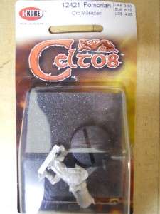 Celtos Fomorian Orc Musician sealed blister Conch Horn  