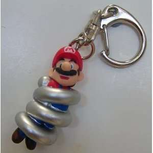   Super Mario Galaxy Figure Keychain Coil Mario Spring: Everything Else