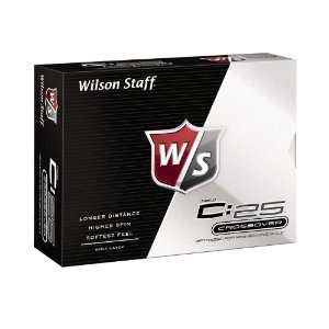  Wilson C25 Custom Double Logo Golf Balls (12 Ball Pack 