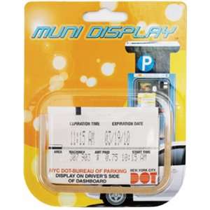  Muni Display Parking Slip Holder: Automotive