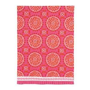  Dena Ikat Sunet Kitchen Towel, Pink/White
