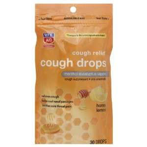  Rite Aid Cough Drops, Honey Lemon, 30 ct Health 