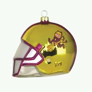 BSS   Arizona State Sun Devils NCAA Glass Football Helmet Ornament (3 