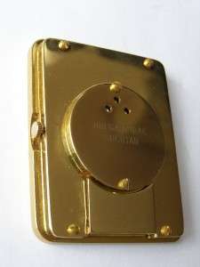   Gold plated Bucherer alarm desk watch.Working order.Quartz movement