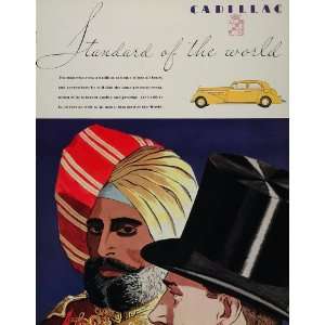   Car Men Top Hat Arab Turban   Original Print Ad