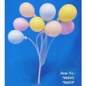   Cluster Pastel Colors (8balloons) Cake Decoration Toys & Games