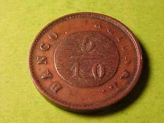 BUENOS AIRES 5/10 REAL 1827 NICE ORIGINAL  