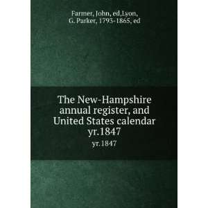  The New Hampshire annual register, and United States calendar 