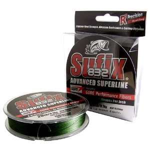 Sufix 832 Braid 65  Pounds Lo Vis Green, 150 yards:  Sports 