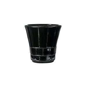  Deroma Bohemia Calice Planter   Black Patio, Lawn 