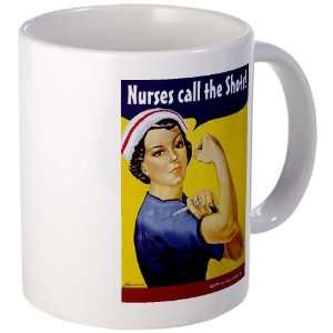  Nurses call the Shots Nurse Mug by  Kitchen 