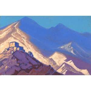  Hand Made Oil Reproduction   Nicholas Roerich   24 x 16 