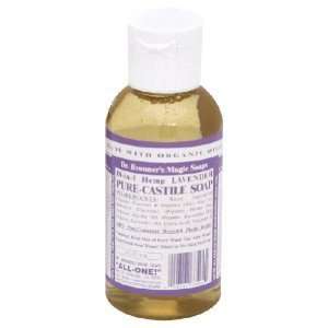  Castile Liquid Soap Organic Lavender 2 Ounces Beauty
