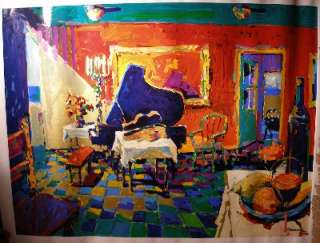 ROBERT BURRIDGE serigraph AFTERNOON RECITAL 32 x 41.5  