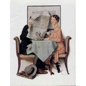   by Norman Rockwell in 1930, Art Book Print, A2449 