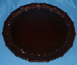 Avon Cape Cod Ruby Red Dinner Plate  