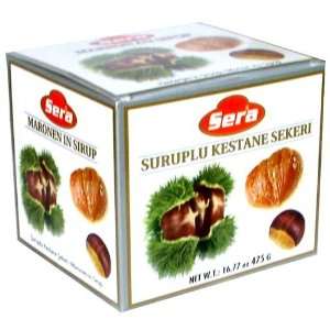 Candied Chestnuts in Syrup   0.8lb (380g):  Grocery 