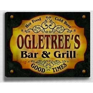  Ogletrees Bar & Grill 14 x 11 Collectible Stretched 