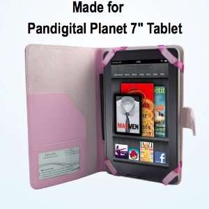 Pandigital Planet 7 Tablet Case / Cover   Pink SRX Executive by Kiwi 