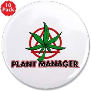    3.5 Button (10 Pack) Marijuana Plant Manager 