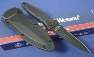 Smith And Wesson HRT Tactical Military Black Boot Knife  
