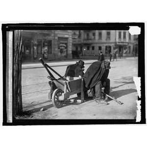  Photo Germany. Street sweepers taking lunchtime nap 1908 