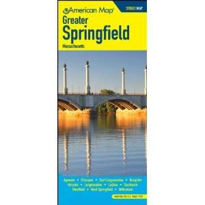   Map 514271 Greater Springfield Massachusetts Street Map: Office