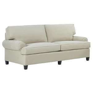  Olivia Fabric Upholstered Sofa w/ Down Seat Upgrade: Home 