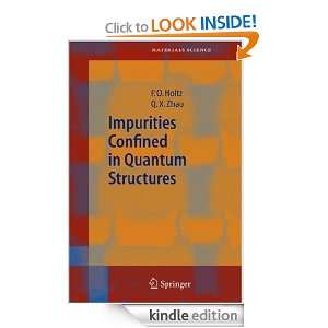   in Materials Science) eBook: Olof Holtz, Qing Xiang Zhao: Kindle Store