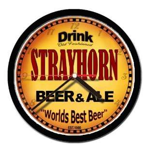  STRAYHORN beer and ale cerveza wall clock: Everything Else