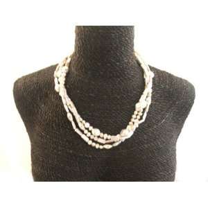  3 Stranded Choker Pearl Necklace: Everything Else