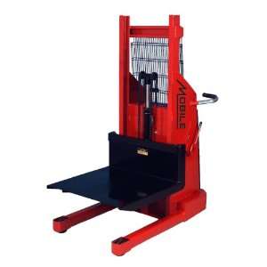 Mobile B60CFP Steel Non Straddle Hydraulic Stacker with Fixed Platform 