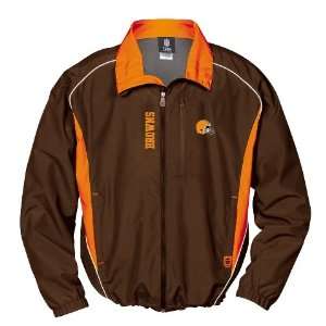   Cleveland Browns NFL Safety Blitz Full Zip Jacket: Sports & Outdoors