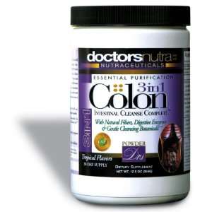  Colon Intestinal Cleanse 3 in 1 Complete Powder: Health 