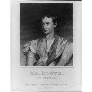  Junius Brutus Booth,1821 1883,actor,theatre manager: Home 