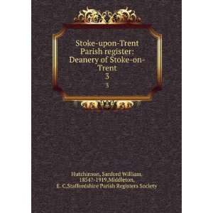  Stoke upon Trent Parish register: Deanery of Stoke on 