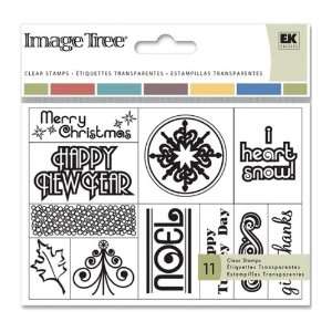  Image Tree Clear Stamp Card Set Winter: Home & Kitchen